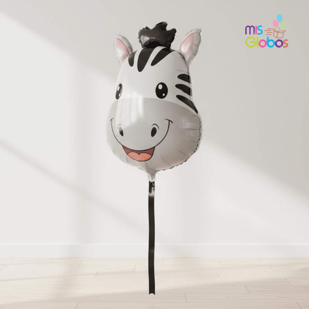 Globo Forma Cebra - Mis Globos