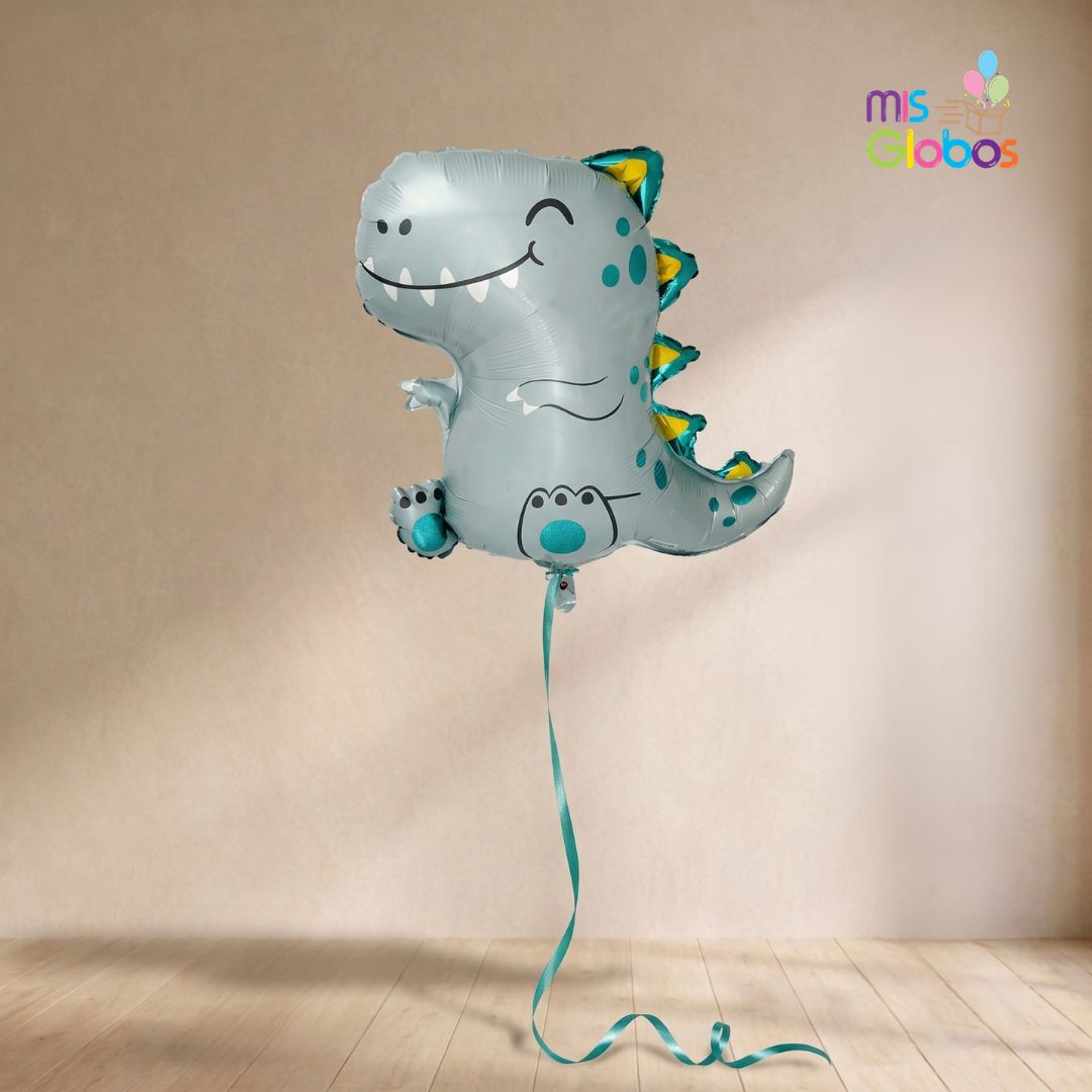 Globo Forma Dinosaurio Feliz