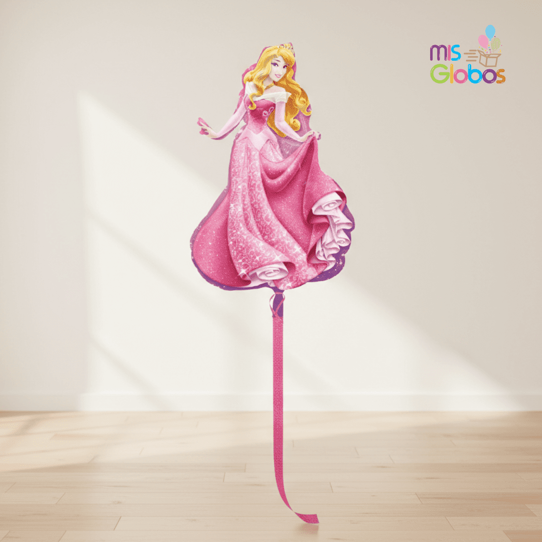 Globo Forma La Bella Durmiente (Aurora) - Mis Globos