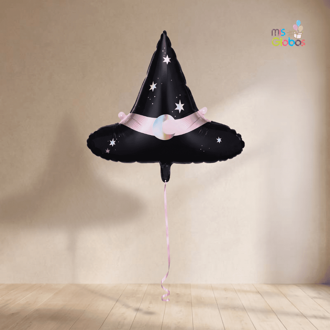 Globo Forma Sombrero de Bruja