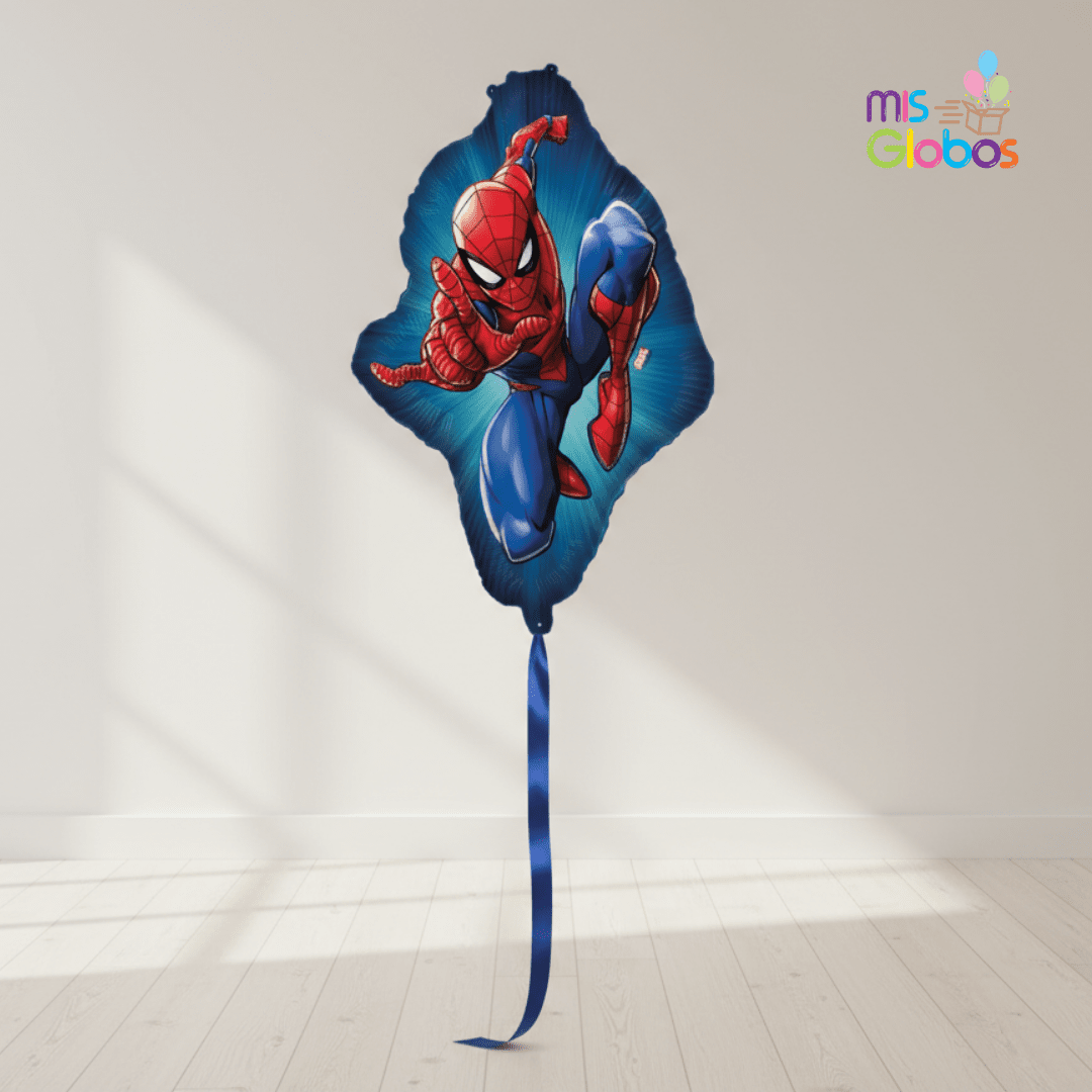 Globo Forma Spiderman - Mis Globos