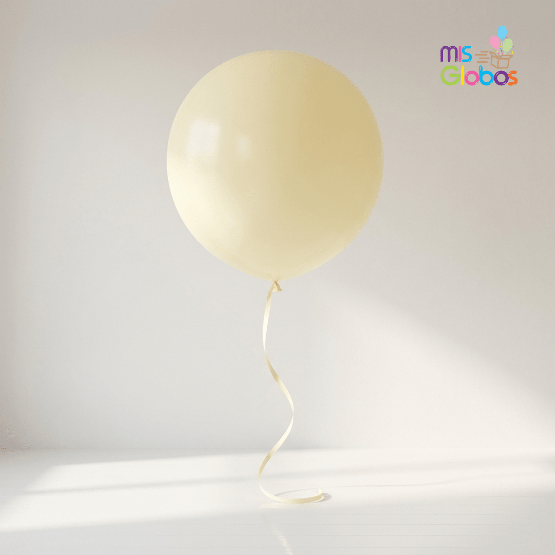 Globo GIGANTE Amarillo Pastel - Mis Globos