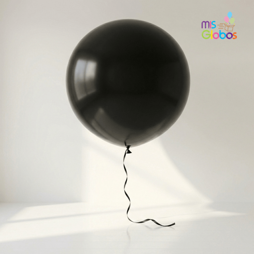Globo GIGANTE Negro mate - Mis Globos
