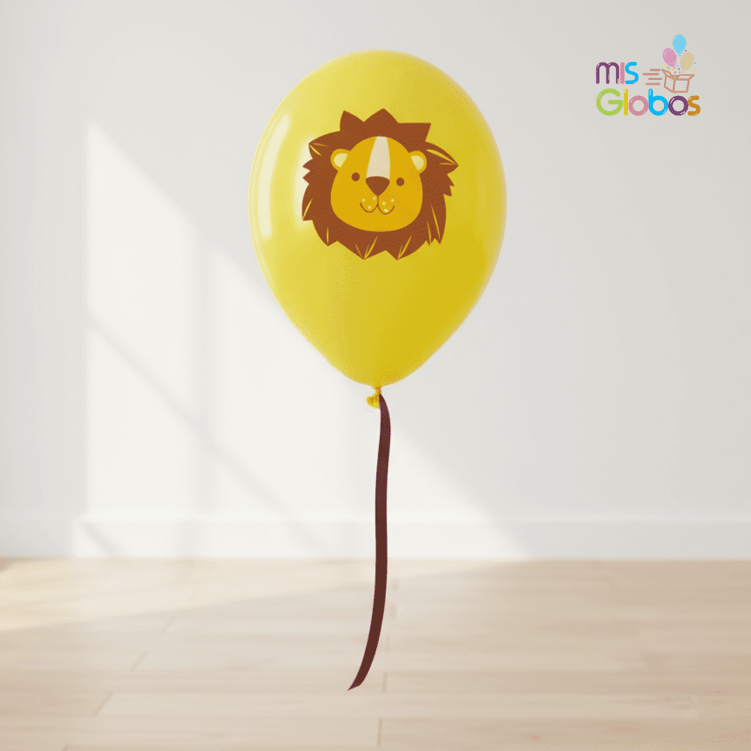 Globo látex Animales de la Selva - Mis Globos