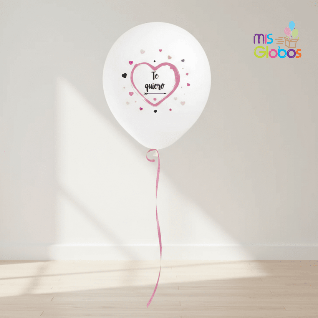 Globo látex Te quiero - Mis Globos