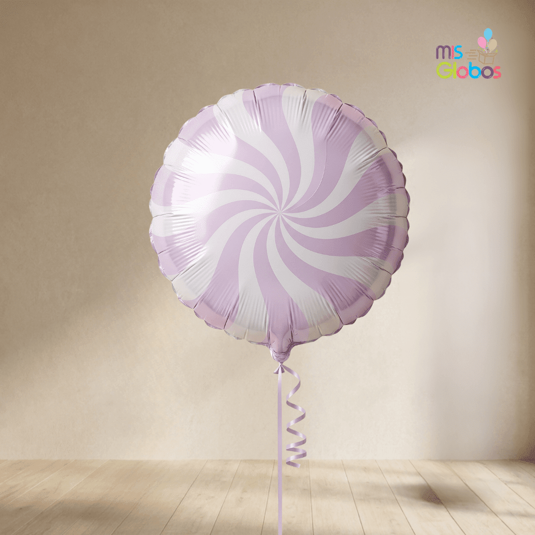 Globo mylar Caramelo Lila