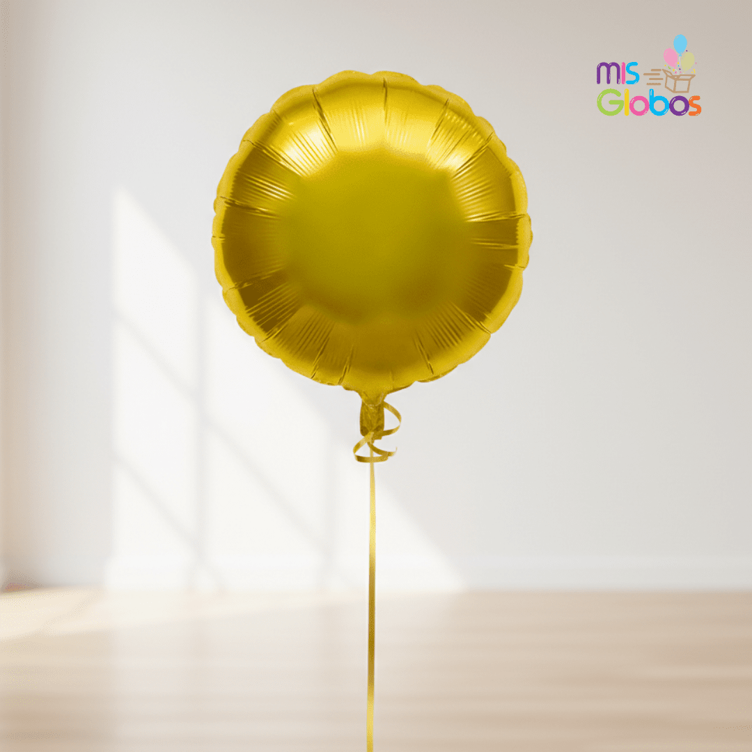 Globo Mylar Círculo Oro 81 cm
