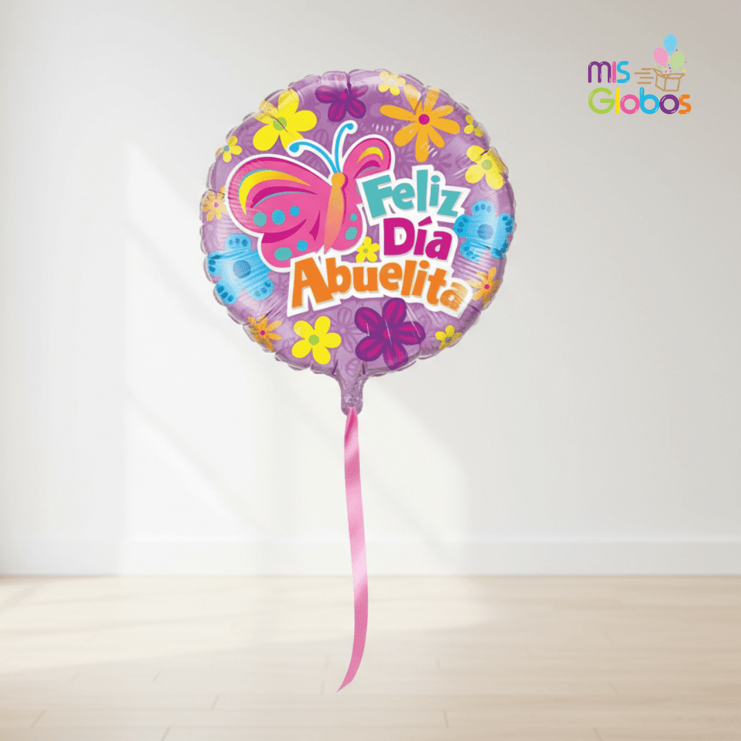 Globo Mylar Feliz Día Abuelita