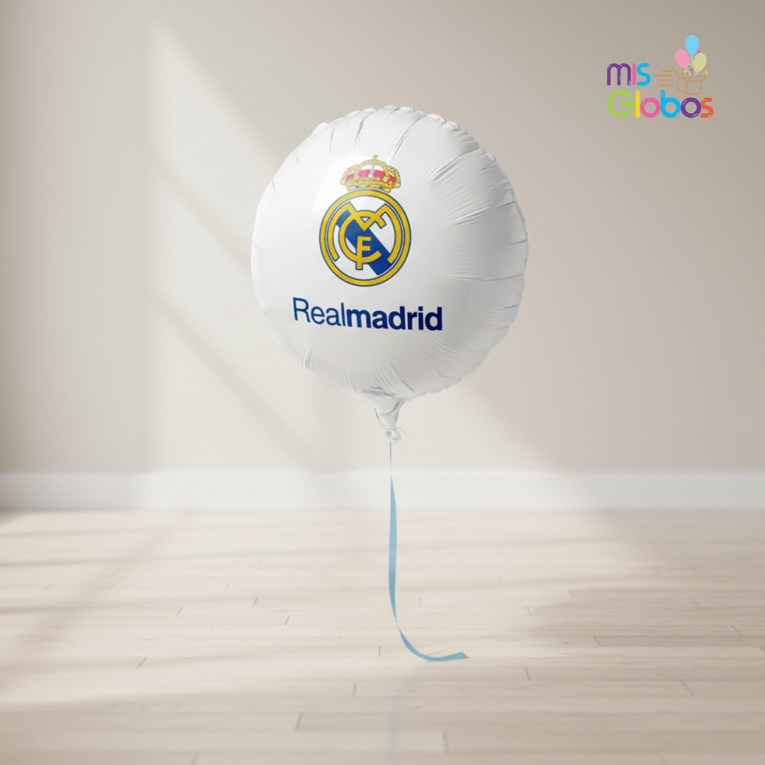 Globo Mylar Futbol Real Madrid