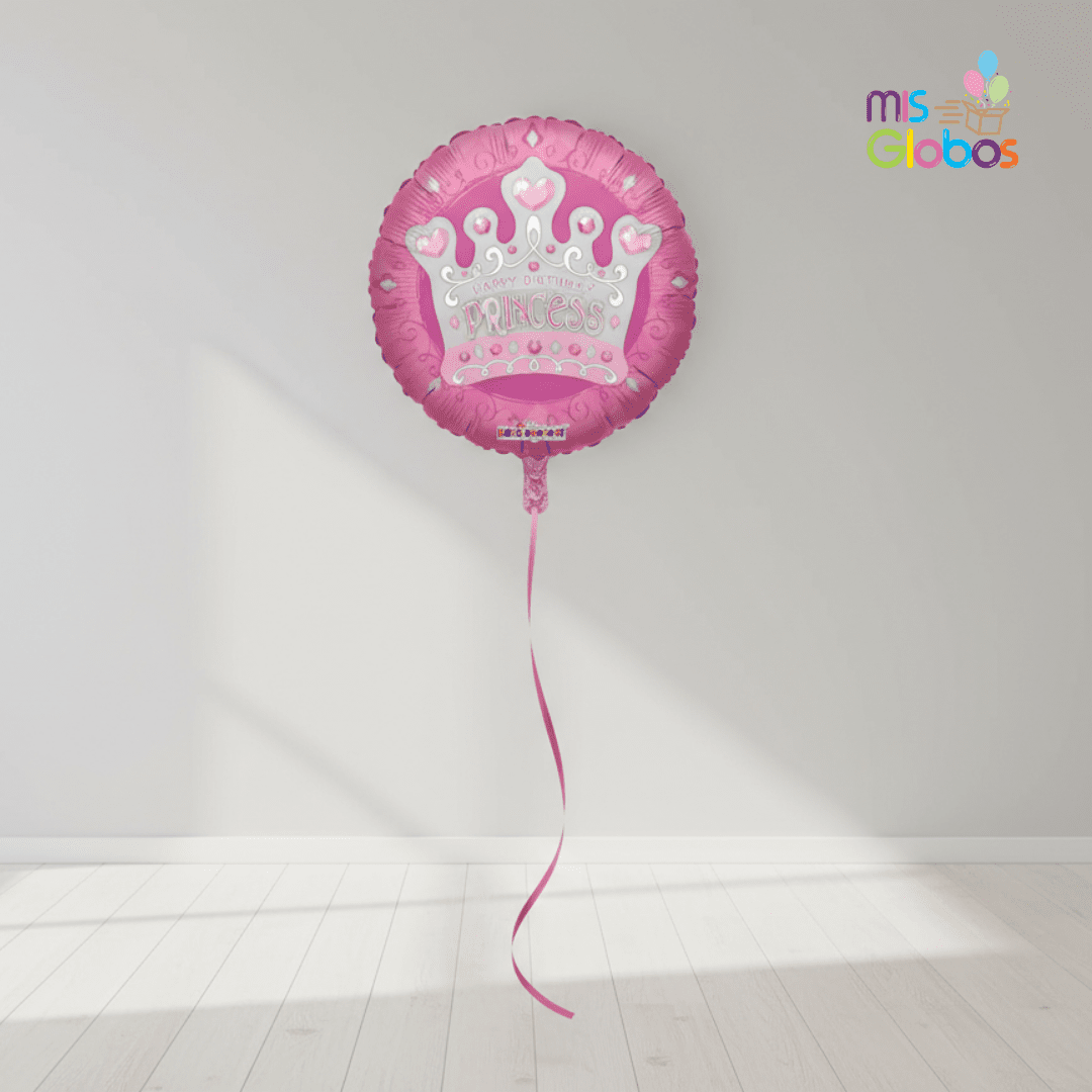 Globo mylar Happy Birthday Princess
