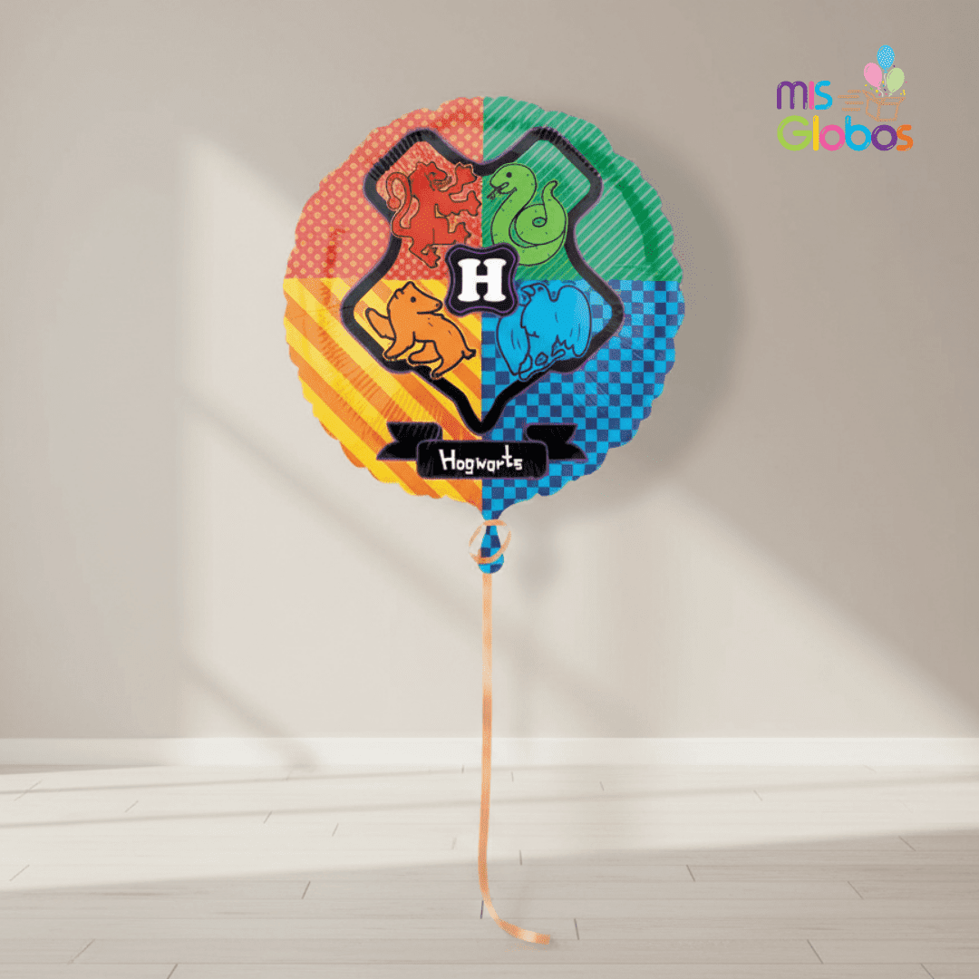 Globo Mylar Hogwarts de 45 cm. - Mis Globos
