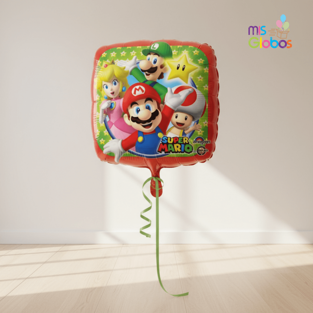 Globo Mylar Mario Bros - Mis Globos