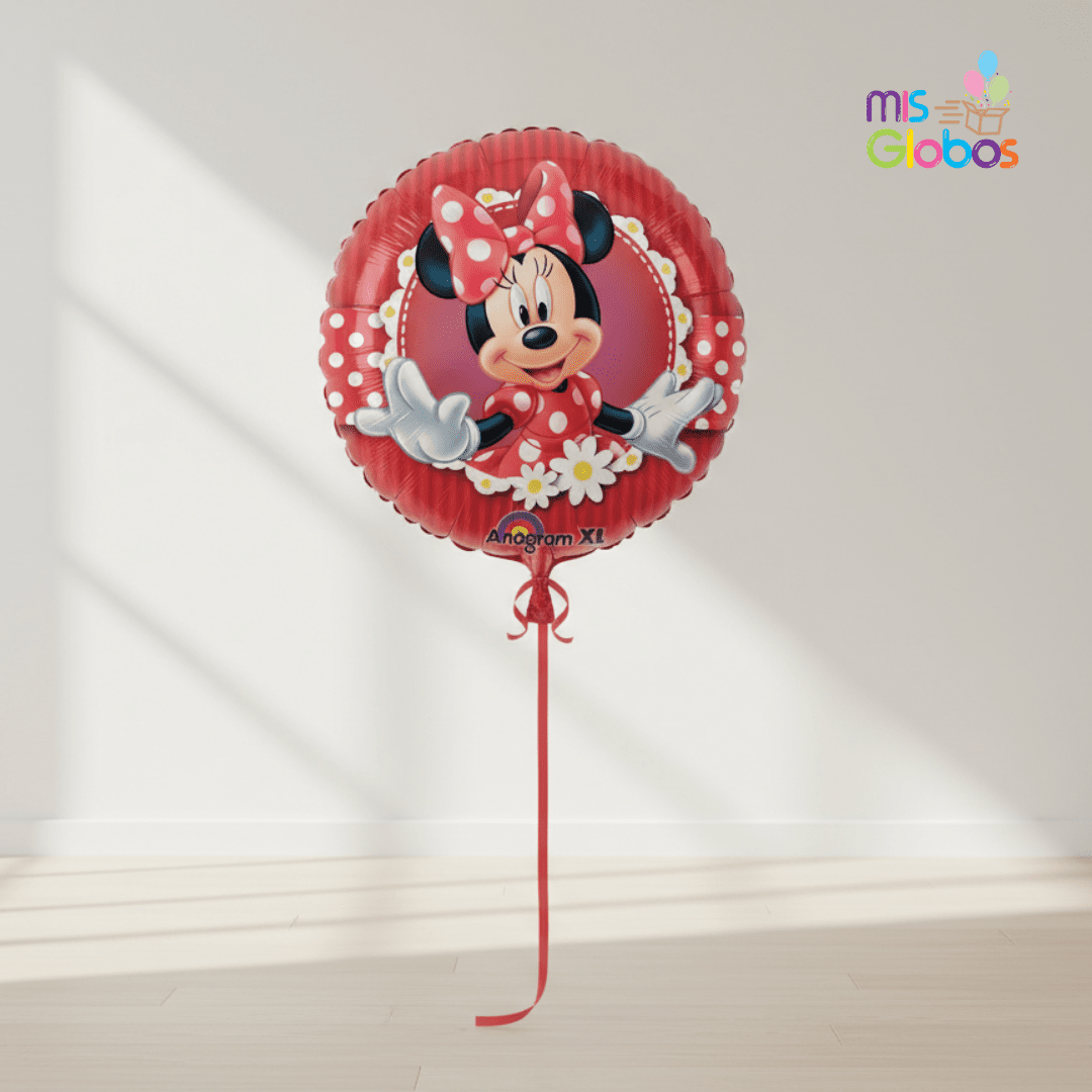 Globo Mylar Minnie rojo - Mis Globos