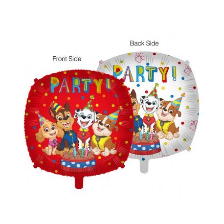 Globo Mylar Patrulla Canina de 45 cm.