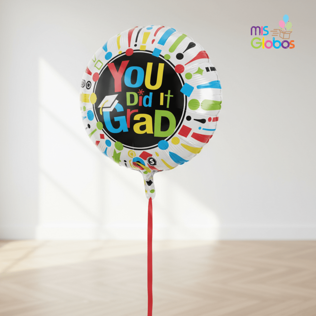 Globo Mylar You Did It Grad