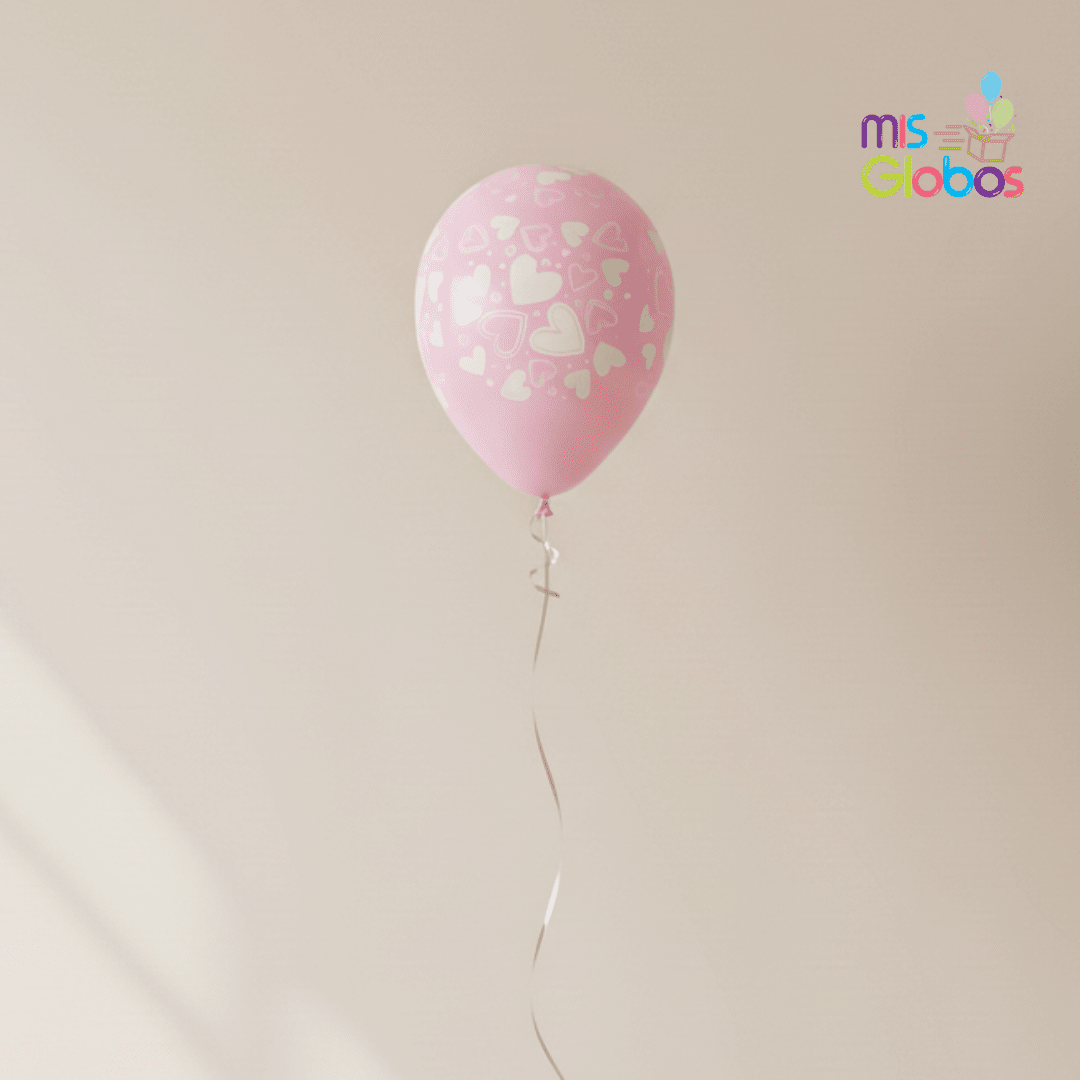 Globos látex corazones