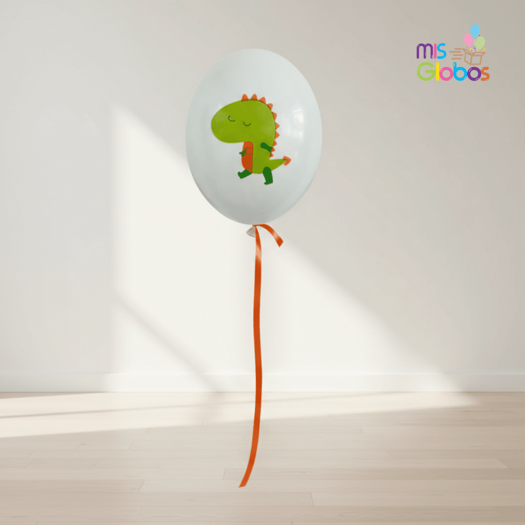 Globos látex de Dinosaurios divertidos