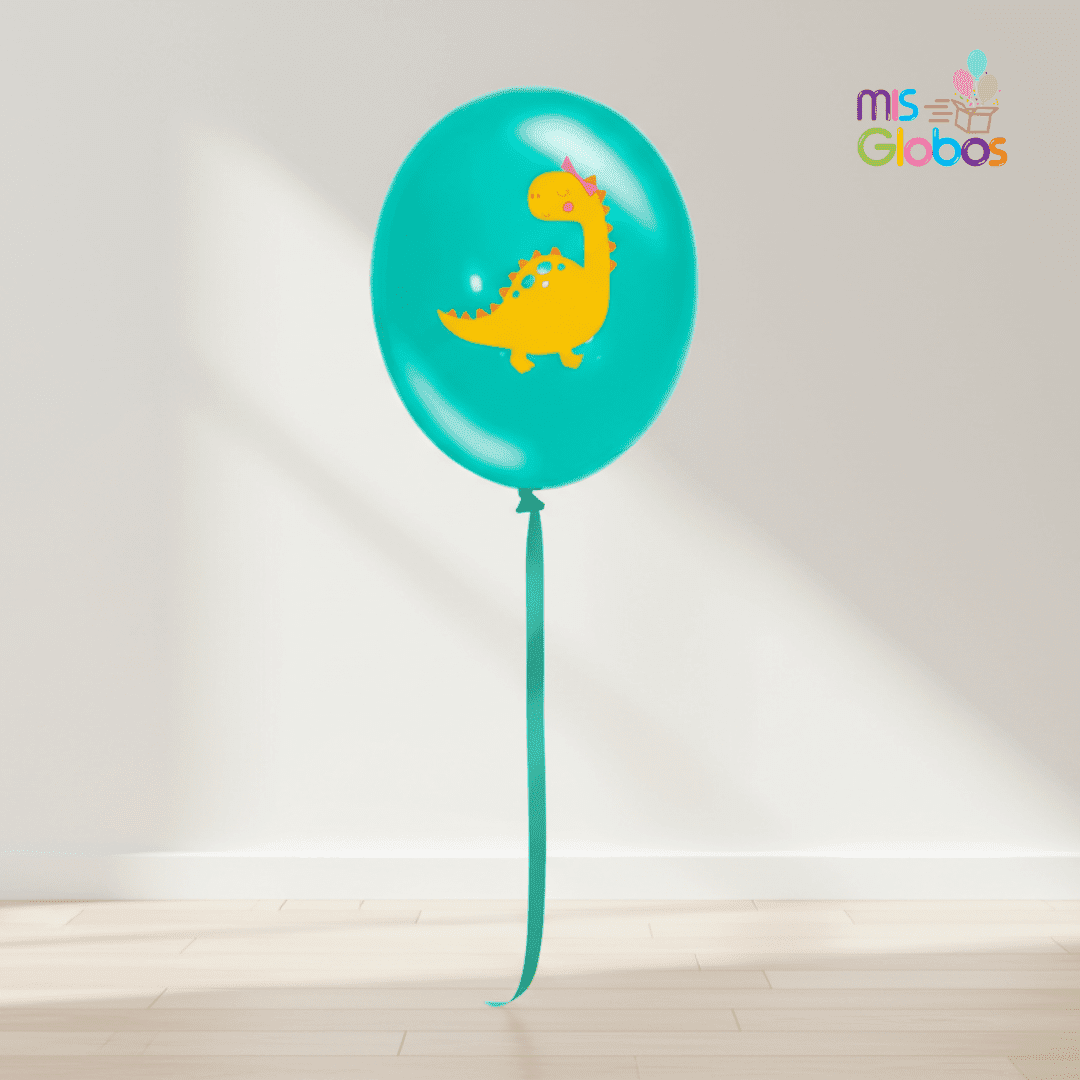 Globos látex de Dinosaurios divertidos