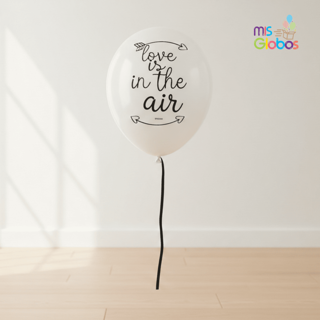 Globos látex frases de boda