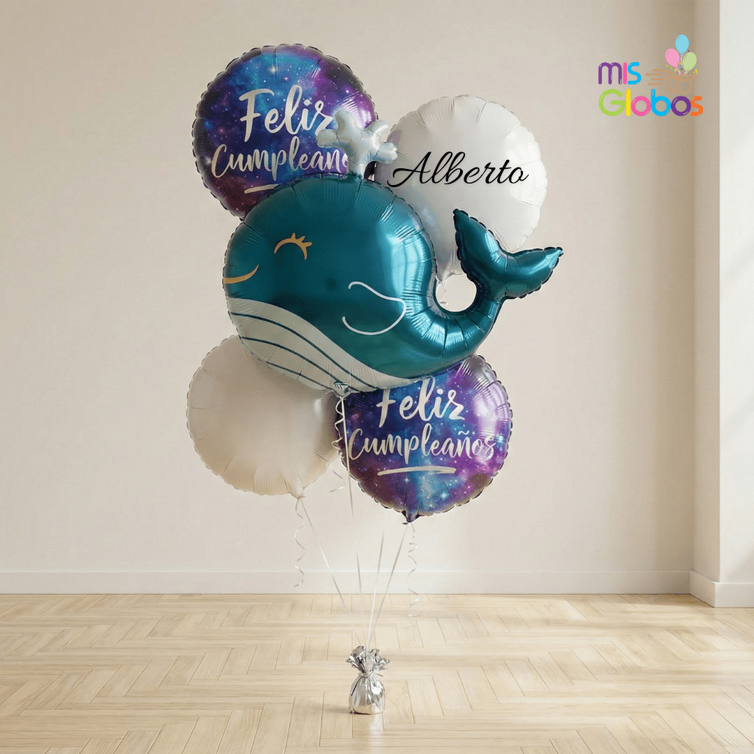 Kit Ballena - Mis Globos