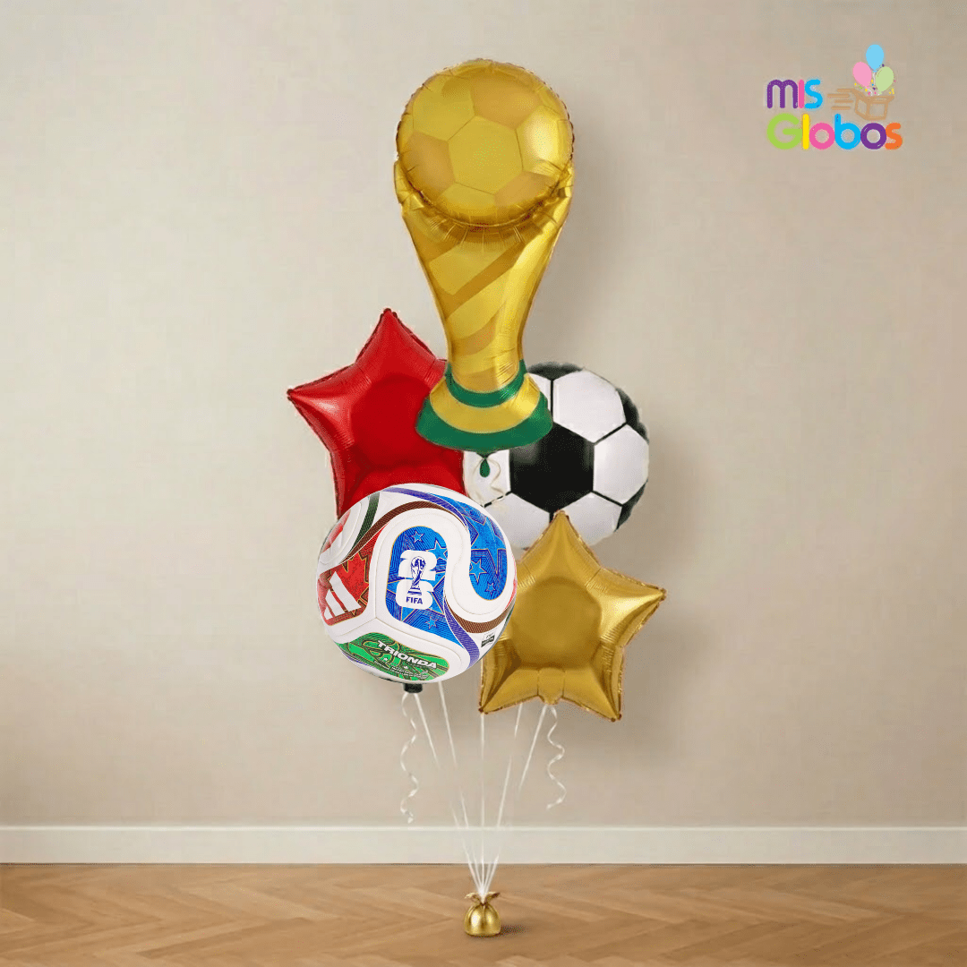 Kit de Globos Fútbol Mundial