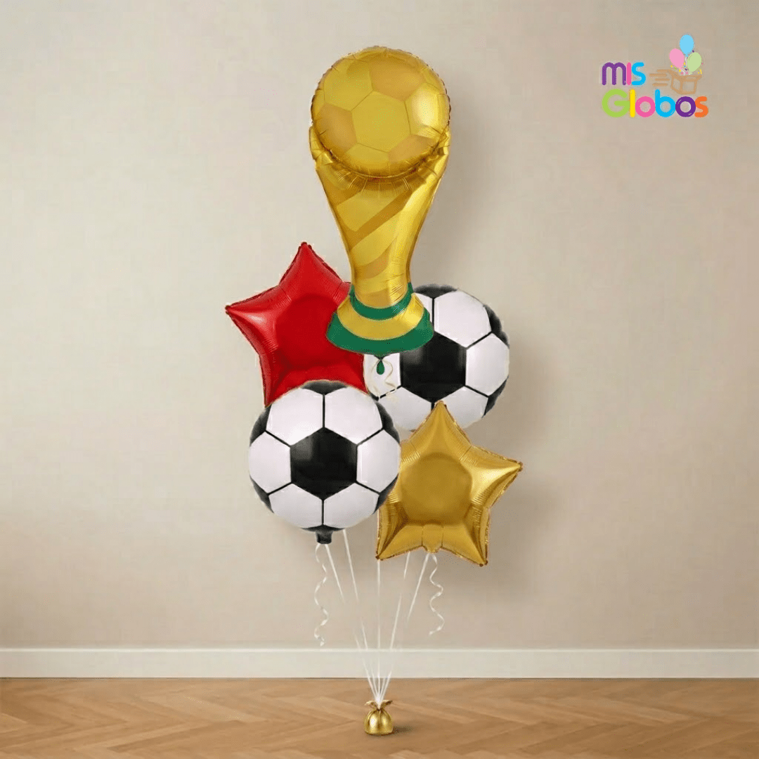 Kit de Globos Fútbol Mundial