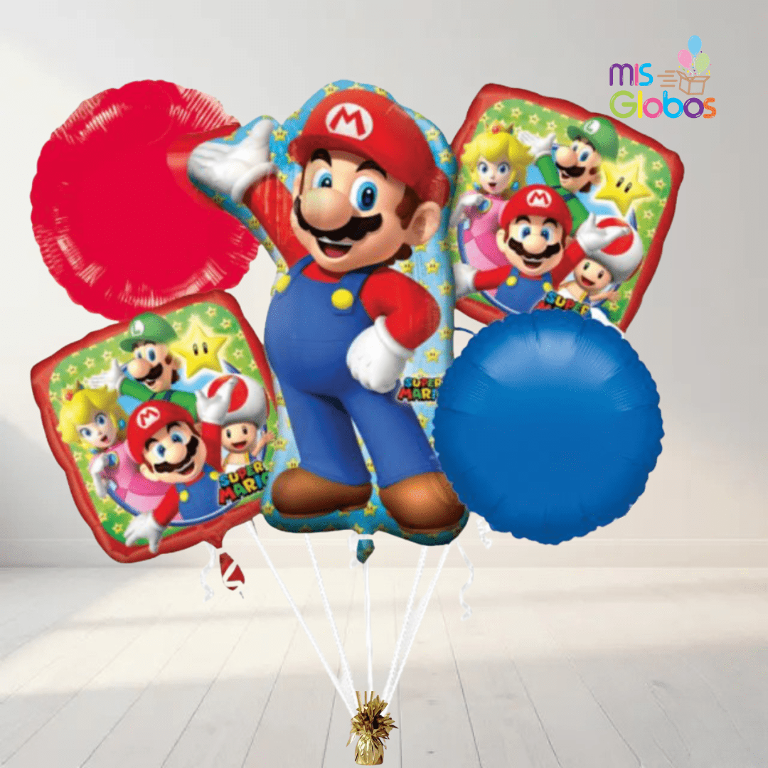 Kit Super Mario Bros - Mis Globos