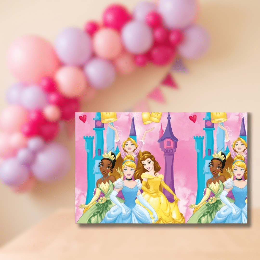 Mantel Princesas de plástico 180 × 120 cm