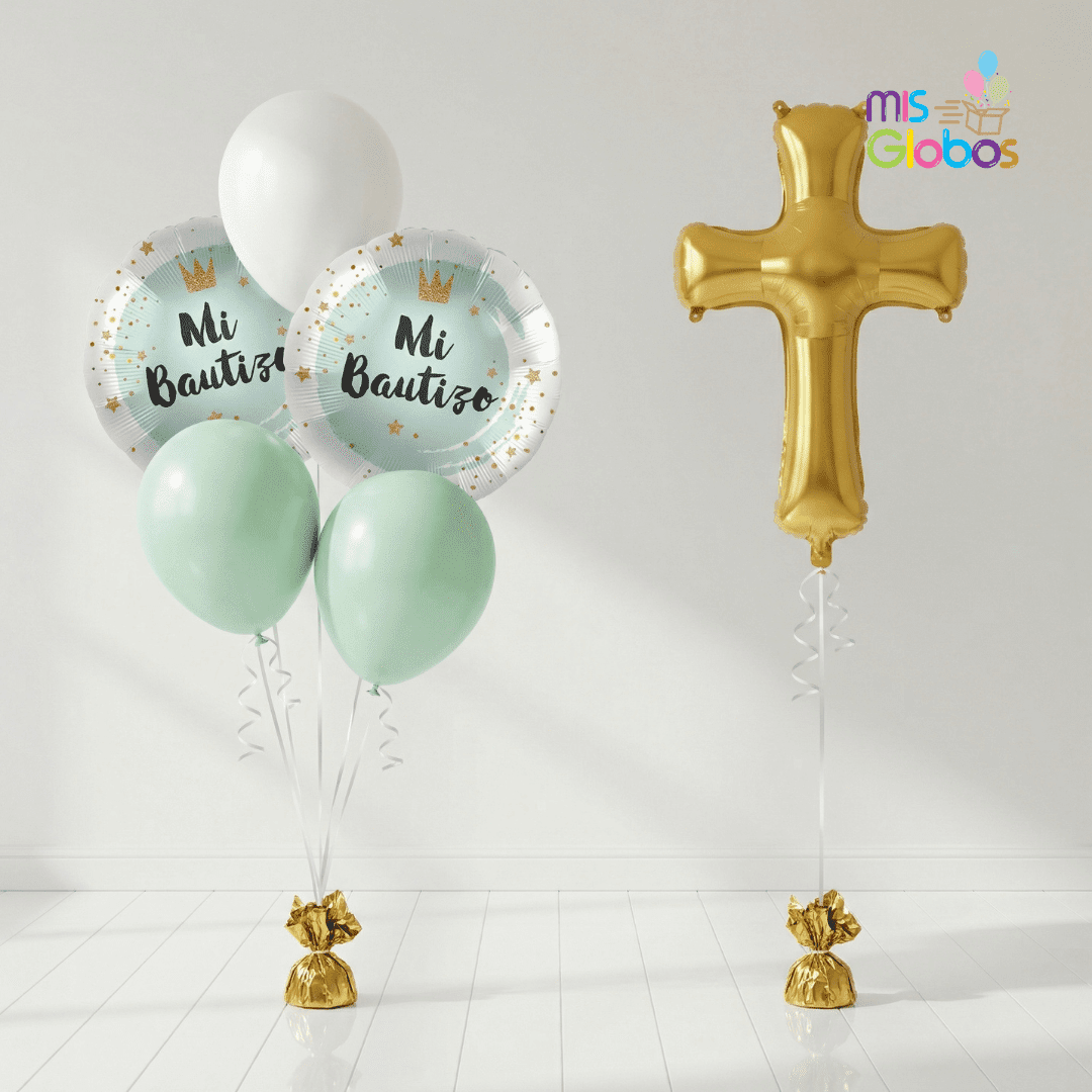 Pack Bautizo Animado Azul