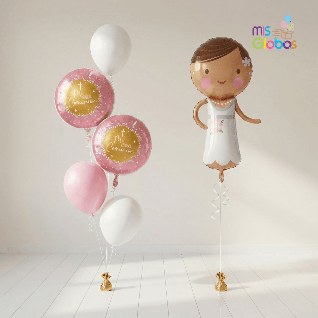 Pack Comunión Animado Rosa