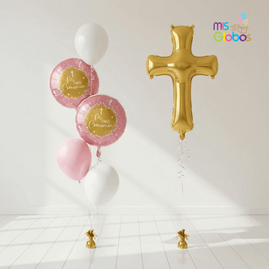 Pack Comunión Animado Rosa