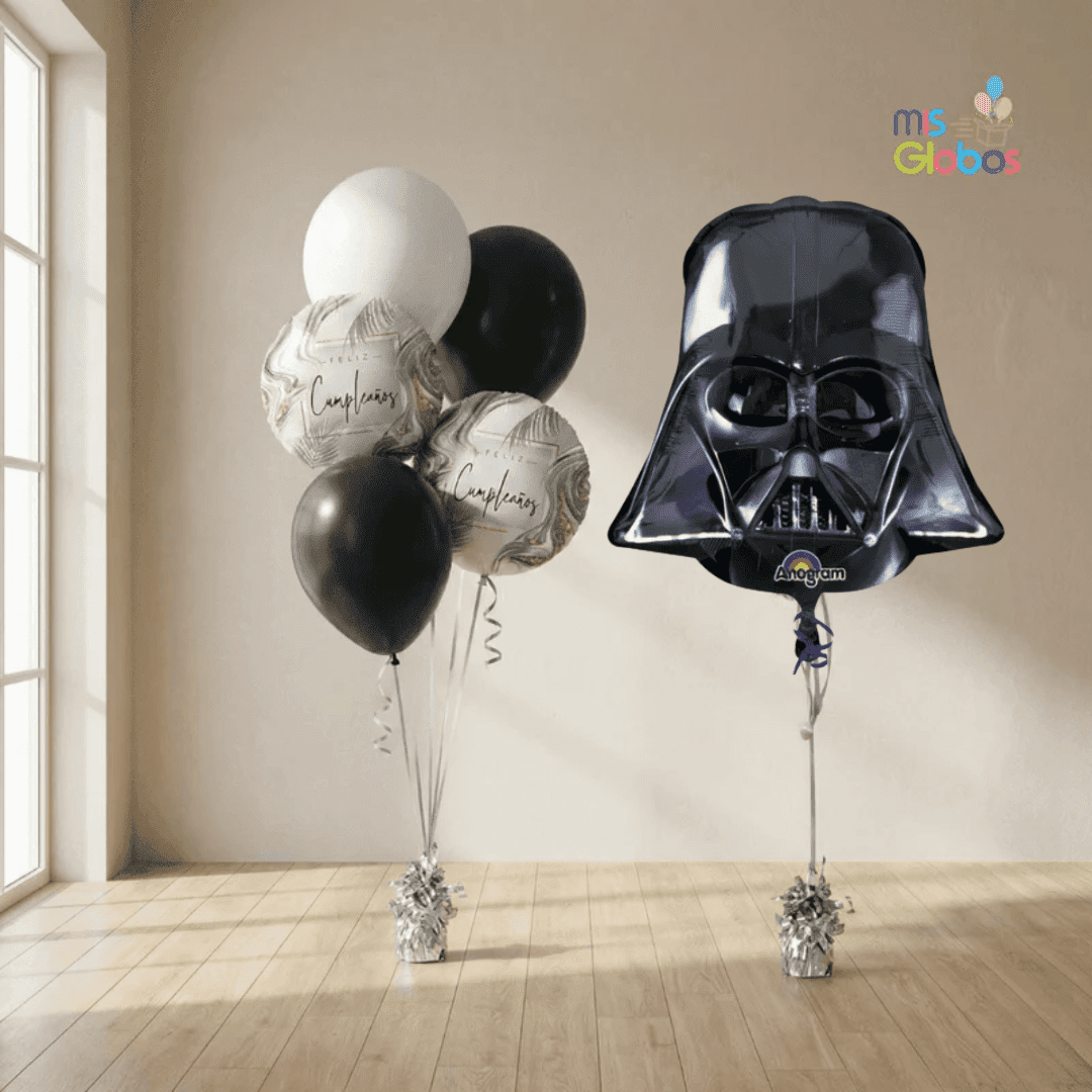 Pack Cumpleaños Animado Darth Vader - Mis Globos