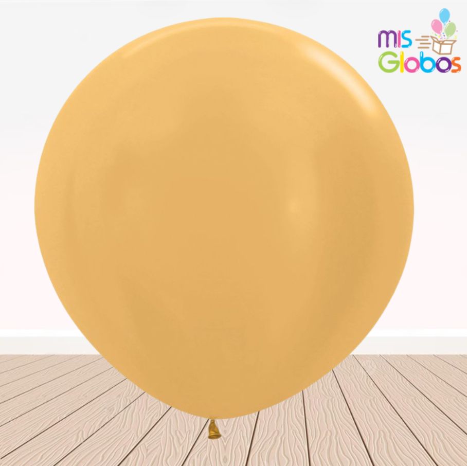 Globo GIGANTE Dorado Metal