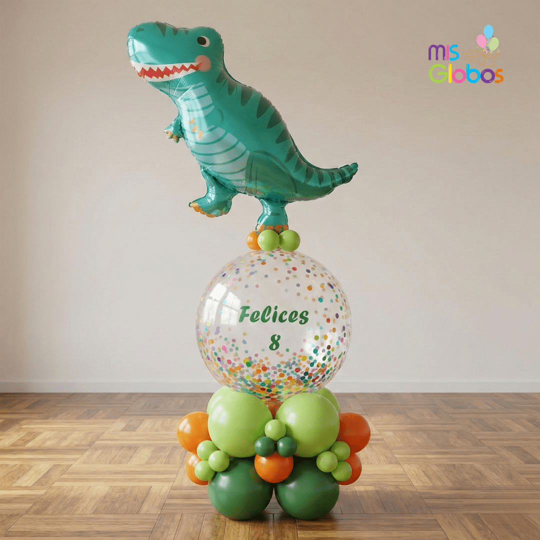 Ramo Arrebol Dinosaurio Divertido - Mis Globos
