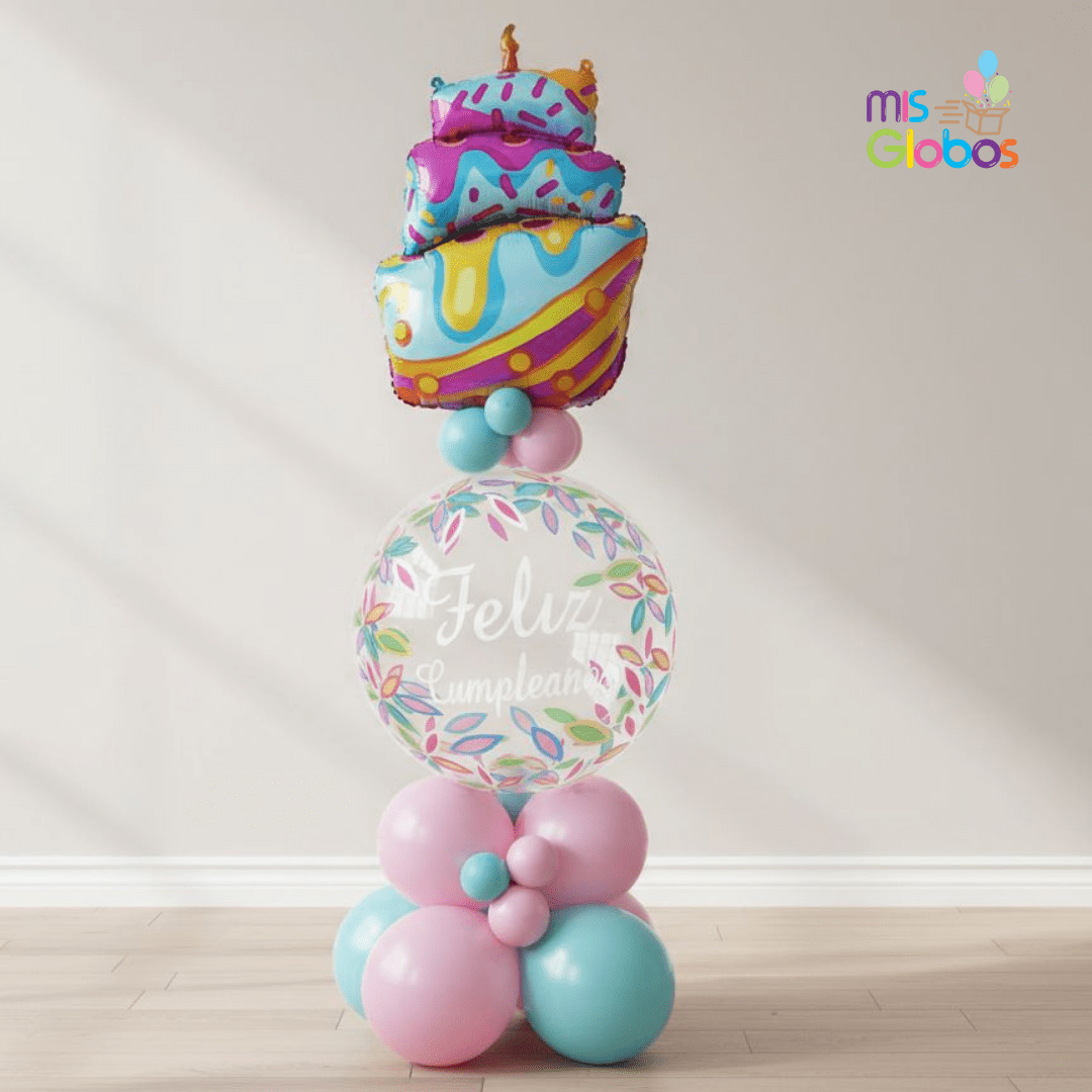 Ramo Arrebol Feliz Cumpleaños Tarta Chorreante