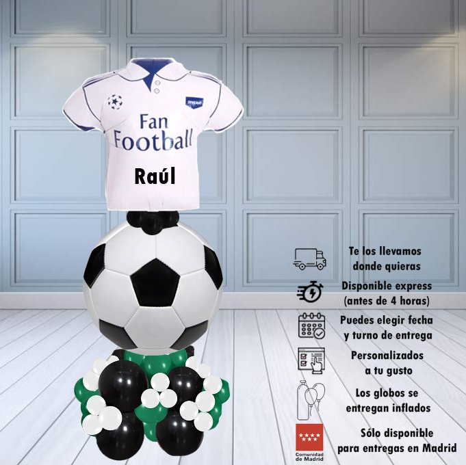 Ramo Arrebol Fútbol Camiseta blanca y azul