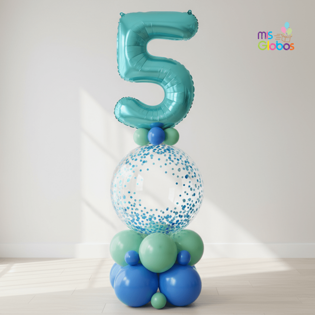 Ramo Arrebol Número - Mis Globos