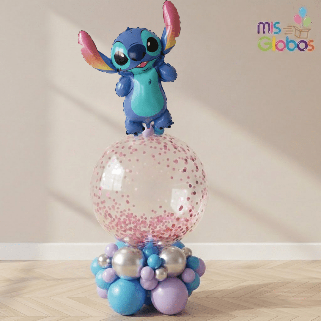 Ramo Arrebol Stitch - Mis Globos