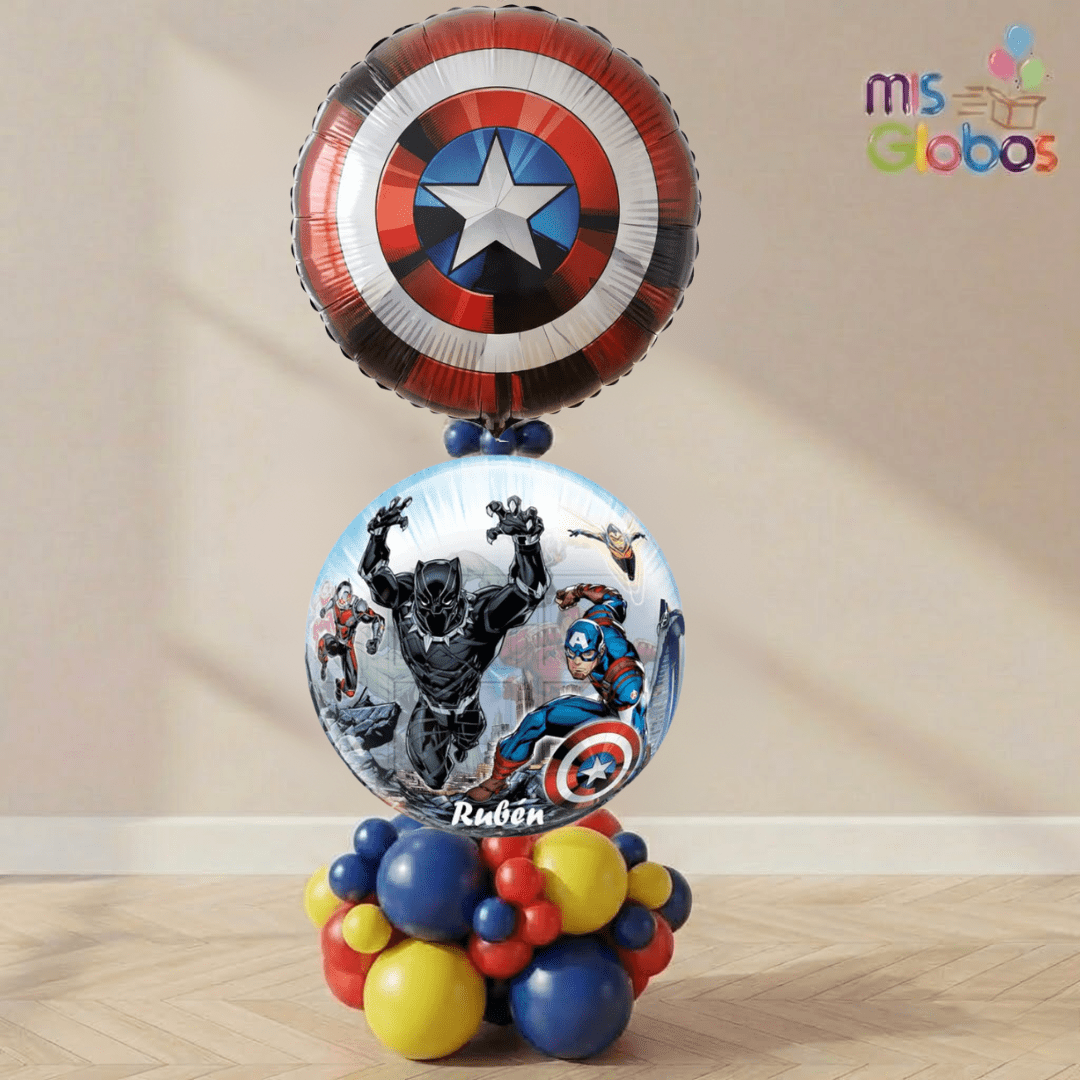 Ramo Arrebol Vengadores - Mis Globos