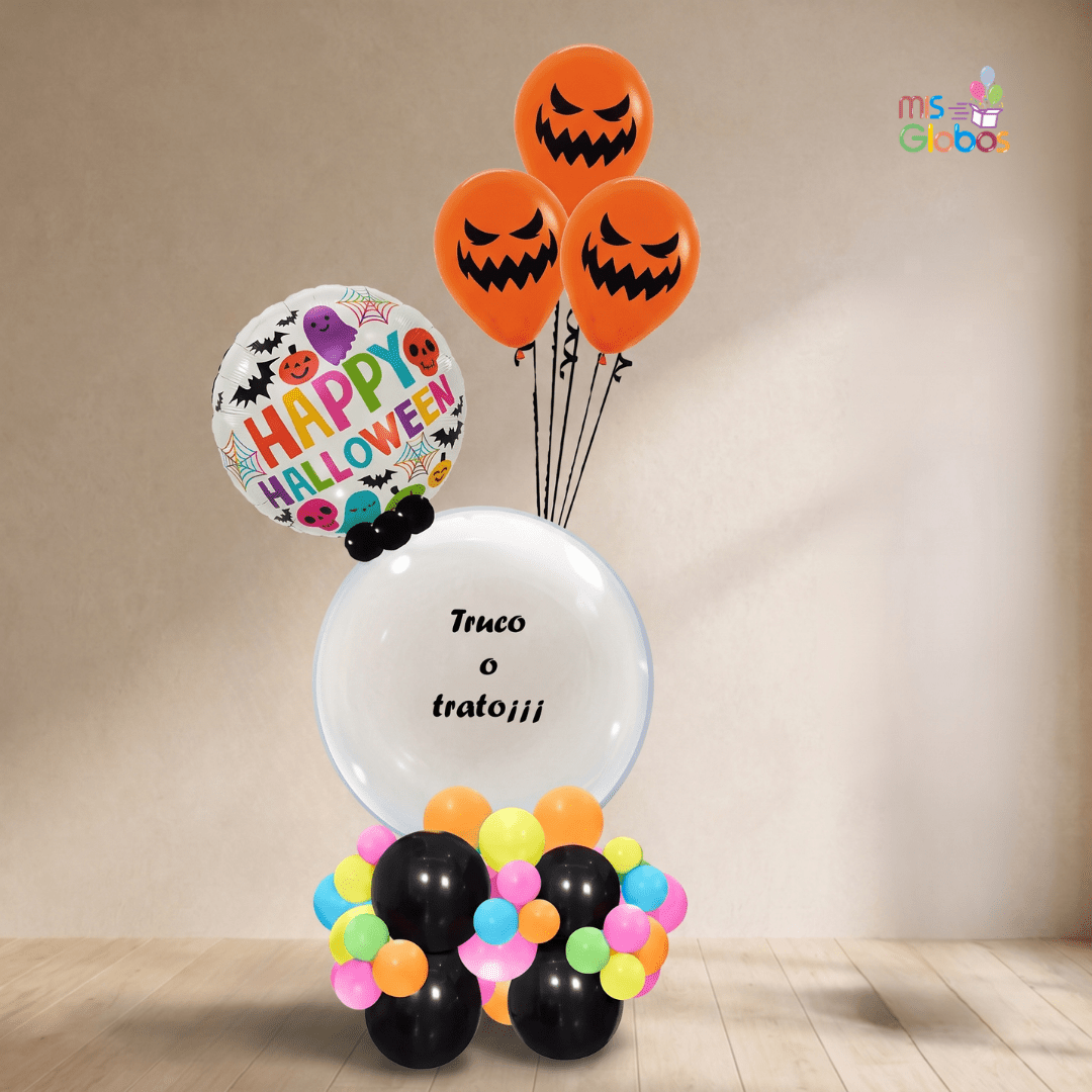 Ramo Ataraxia Halloween Colorido Calabazas - Mis Globos