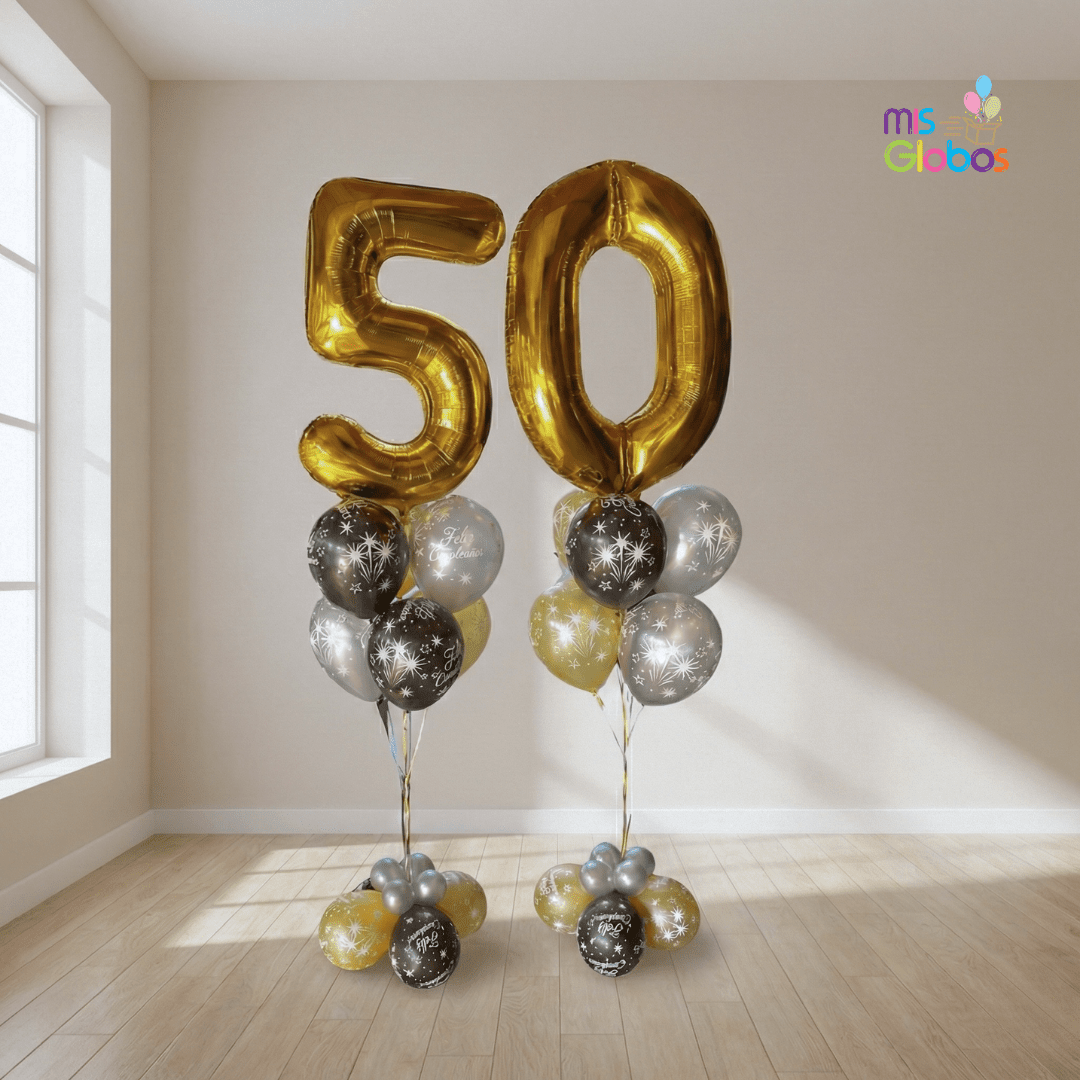 Ramo Cumpleaños Edad Elegance - Mis Globos