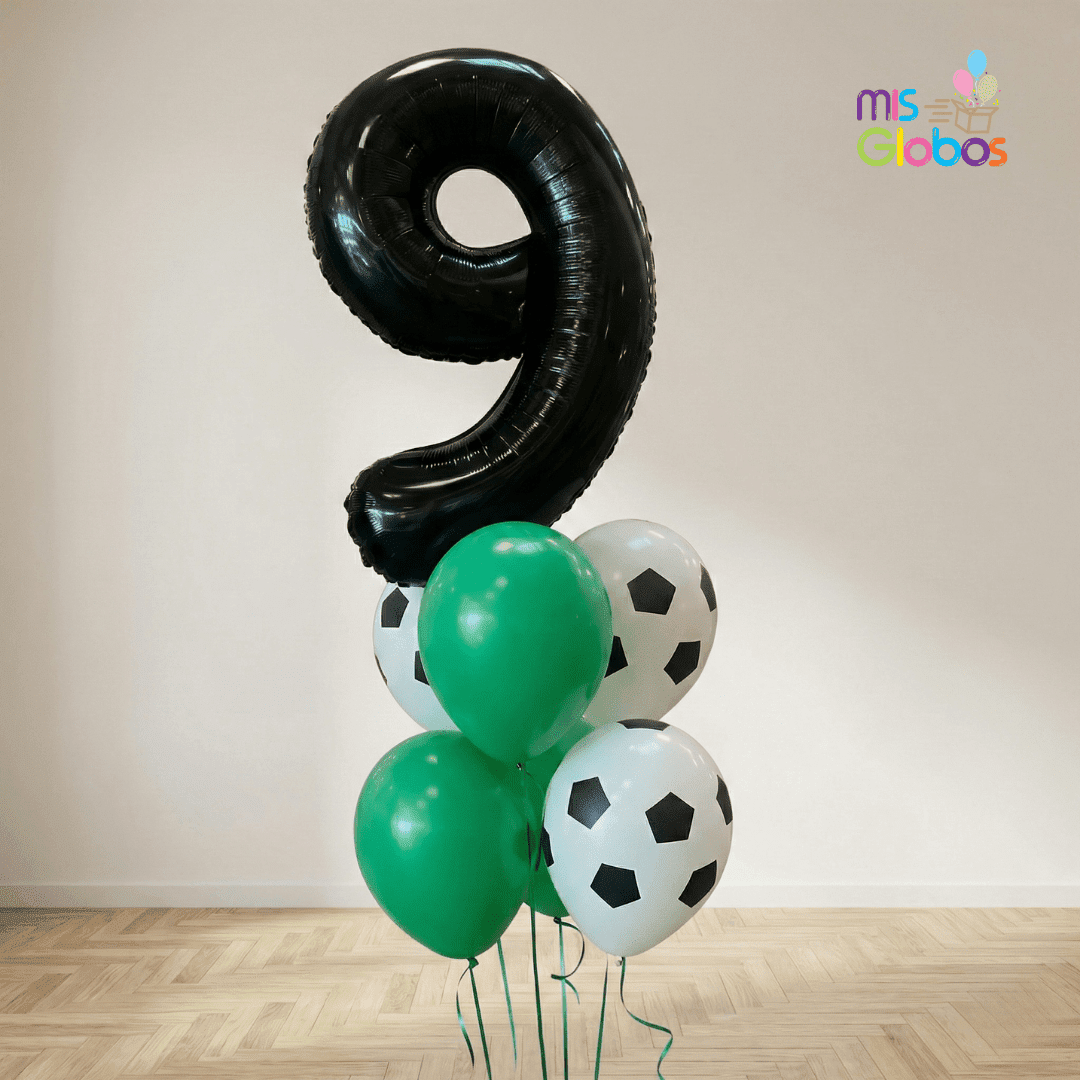 Ramo de Globos Edad Fútbol - Mis Globos