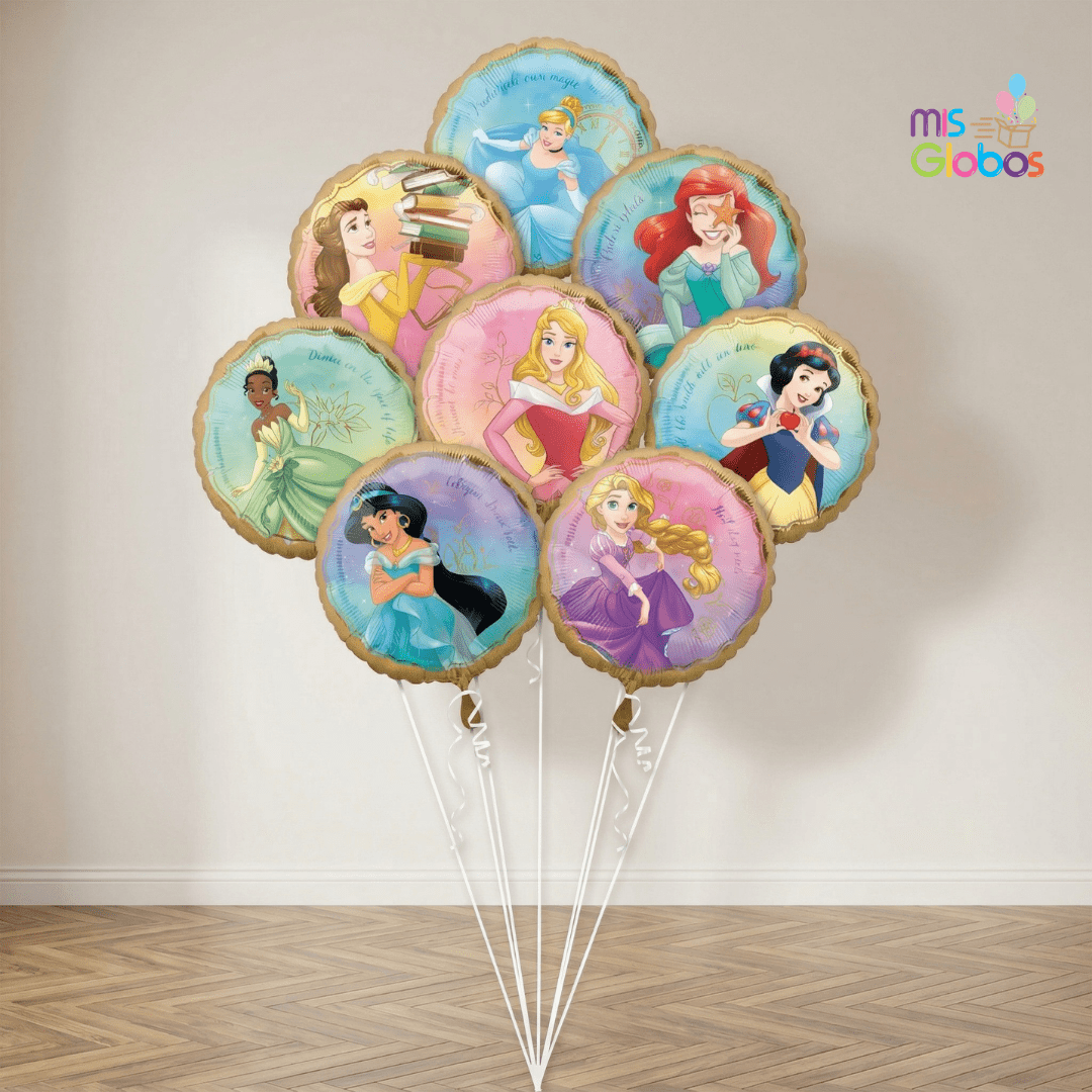 Ramo de globos Fantasía Princesas