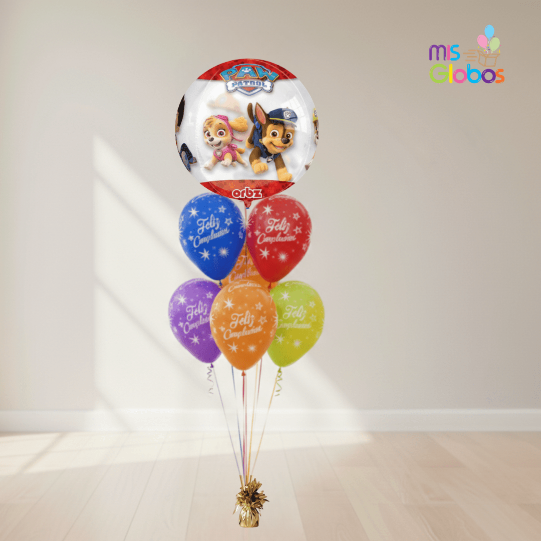 Ramo de Globos Patrulla Canina - Mis Globos