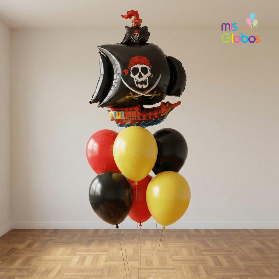 Ramo de Globos Pirata - Mis Globos