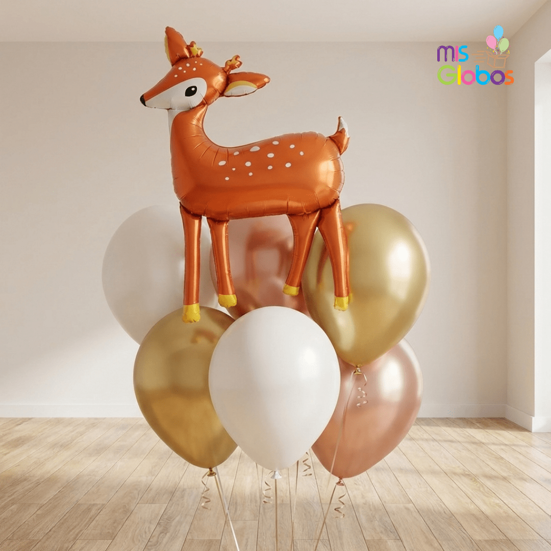 Ramo de Globos Reno Entrañable - Mis Globos