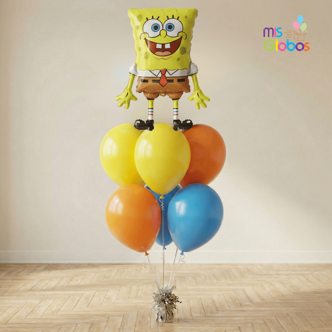 Ramo de globos Sigma Bob Esponja - Mis Globos