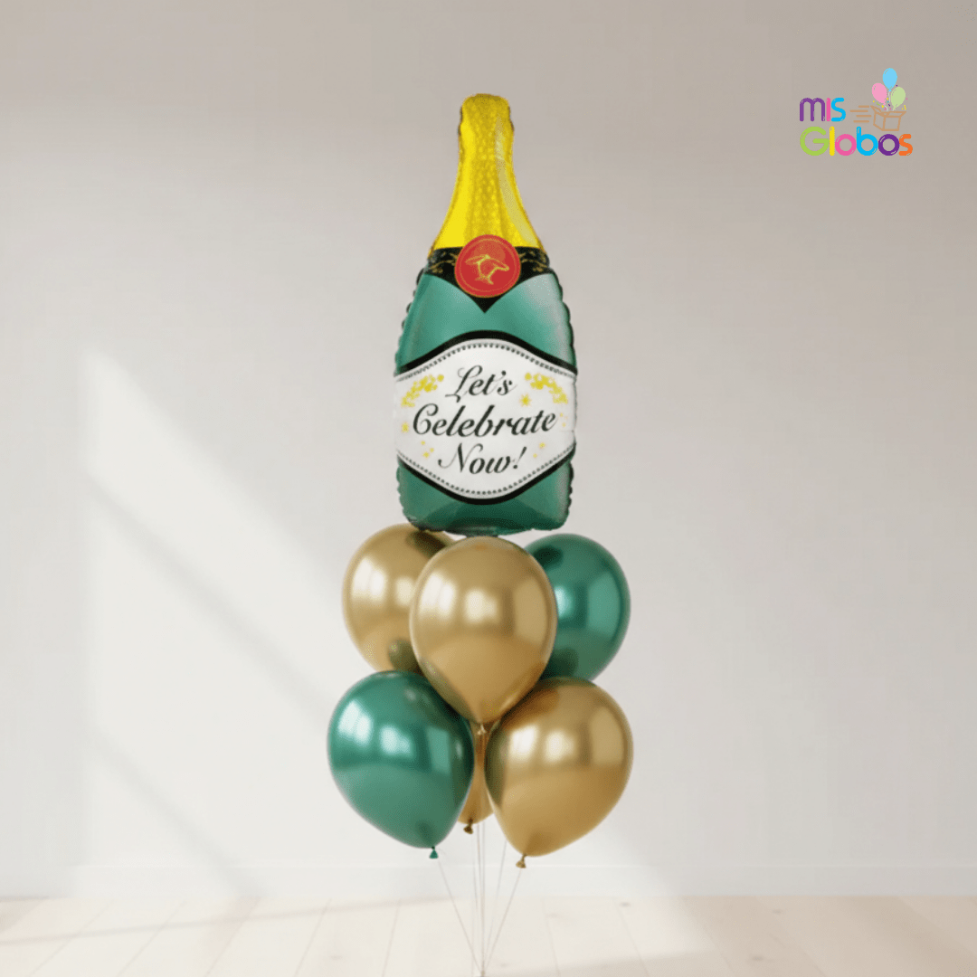 Ramo de globos Sigma BRINDEMOS - Mis Globos