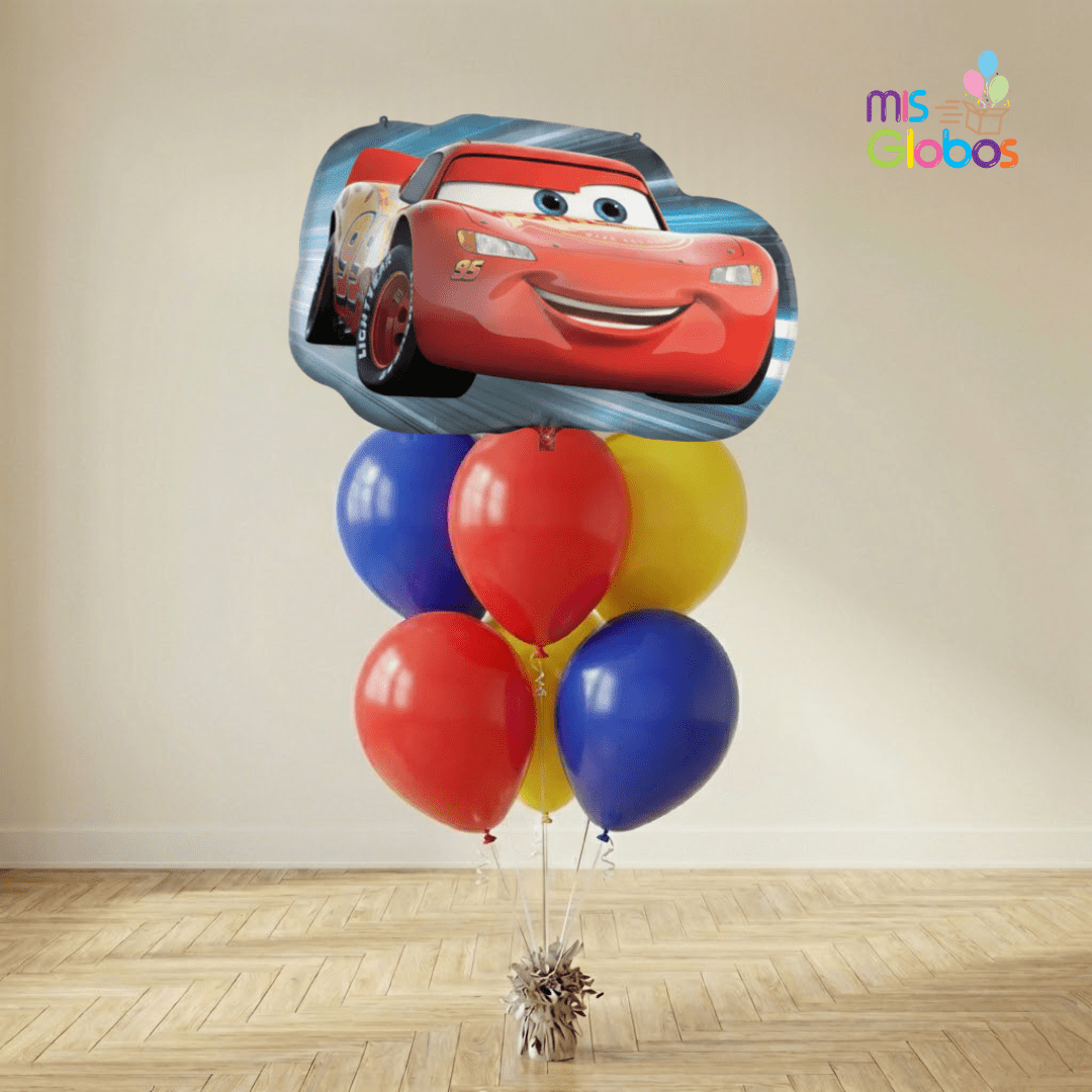 Ramo de globos Sigma Cars - Mis Globos