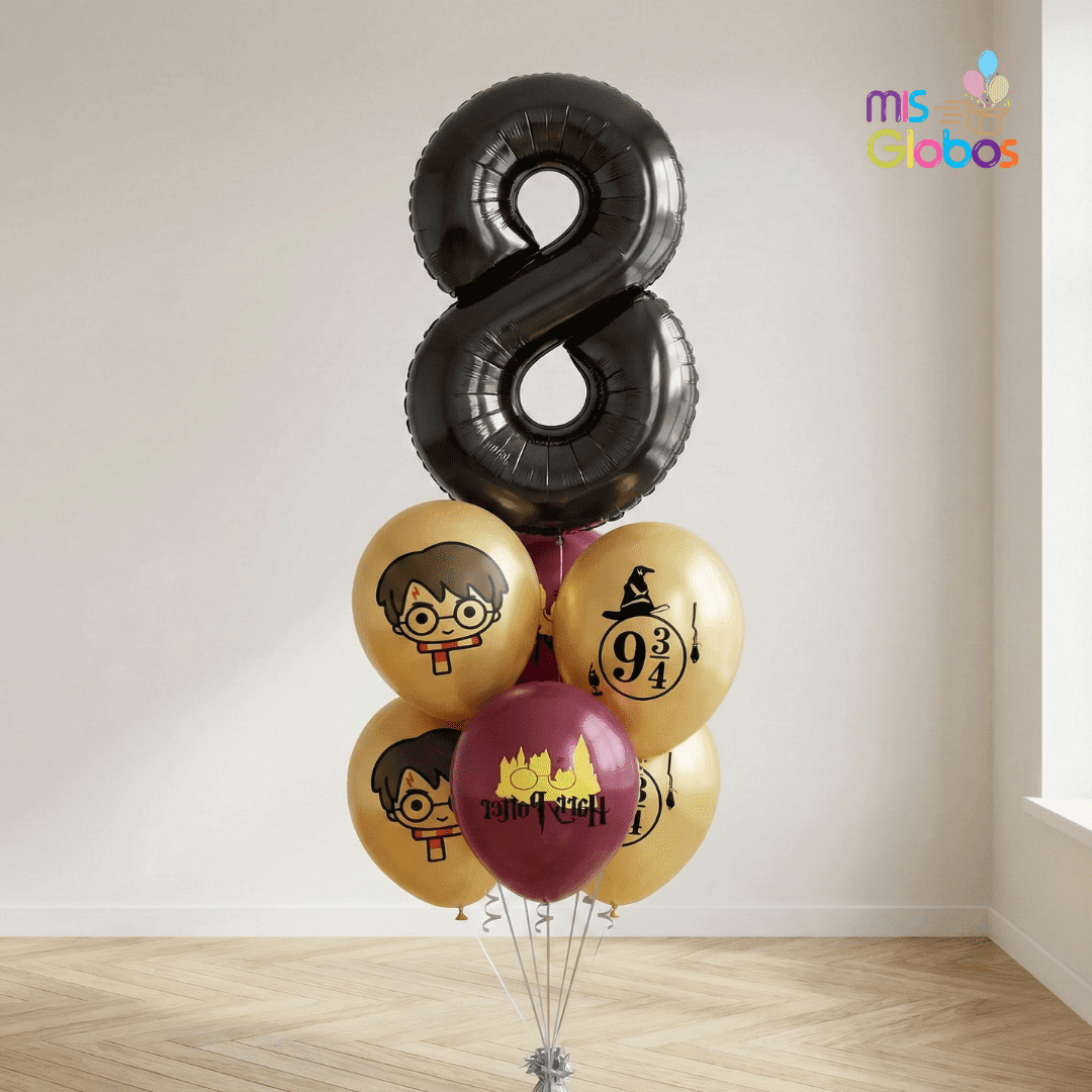 Ramo de globos Sigma Edad Harry Potter - Mis Globos
